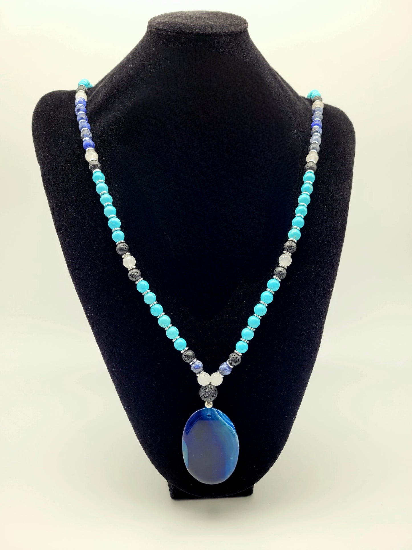 Speak Your Truth Mala Necklace and Bracelet Set