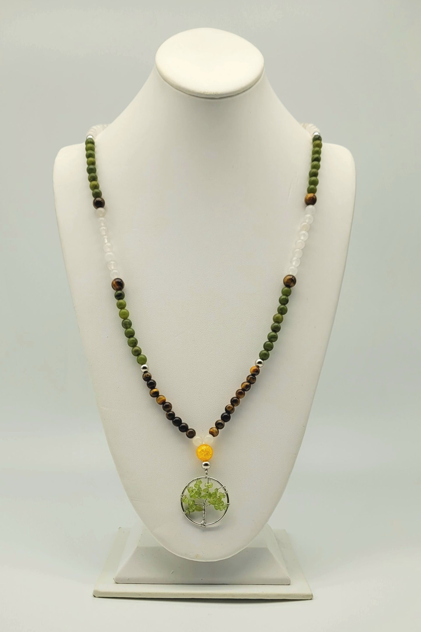 Raise Your Vibration Mala Necklace and Bracelet Set