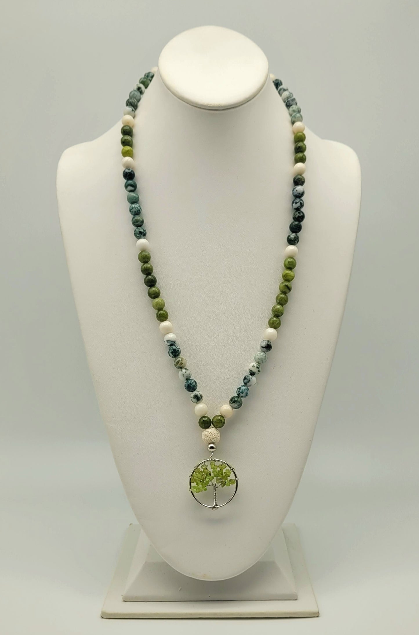 For the Love of Trees Mala Necklace and Bracelet Set