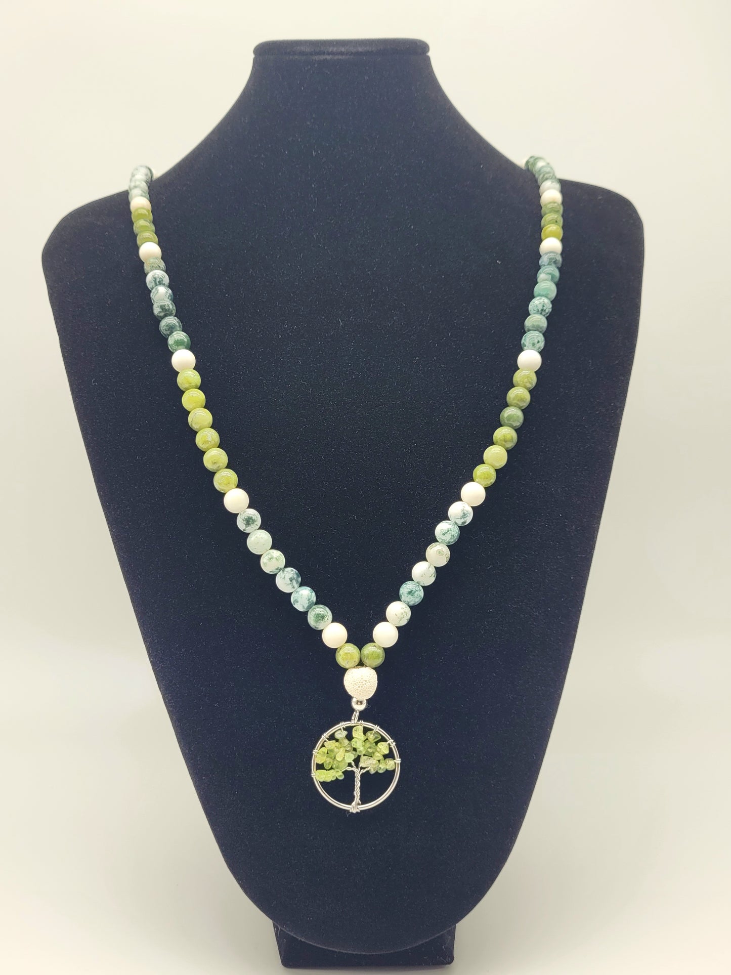 For the Love of Trees Mala Necklace and Bracelet Set