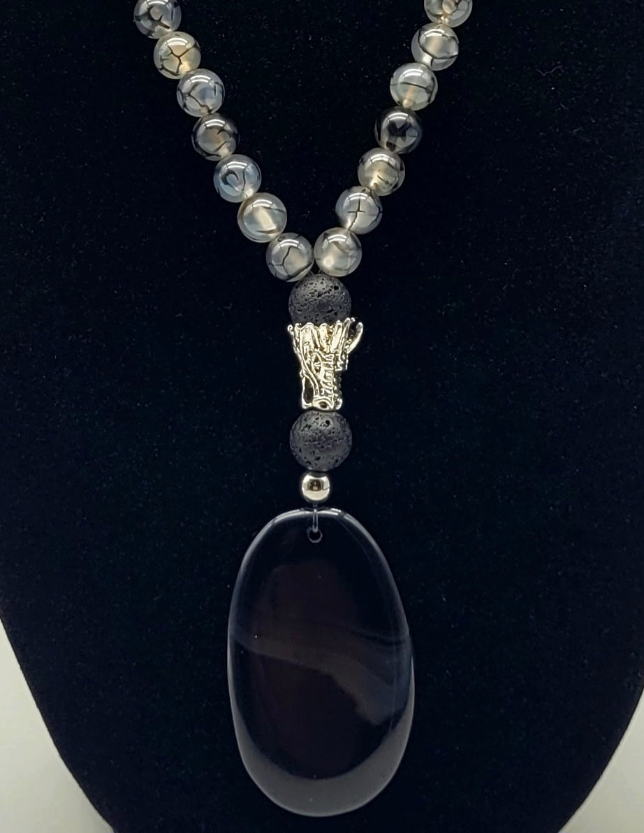 Dragon Element Mala Necklace
