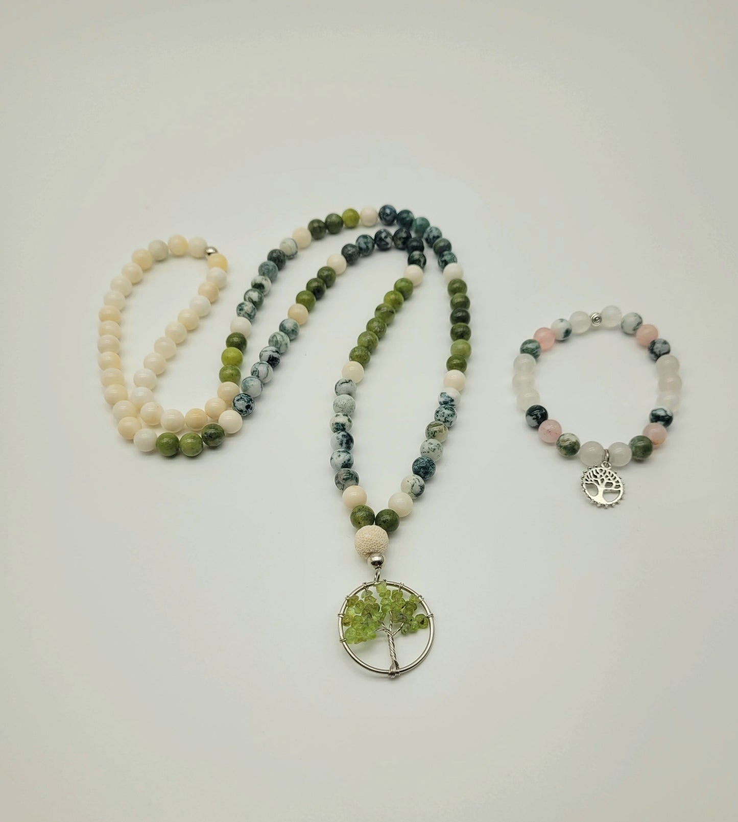 For the Love of Trees Mala Bracelet