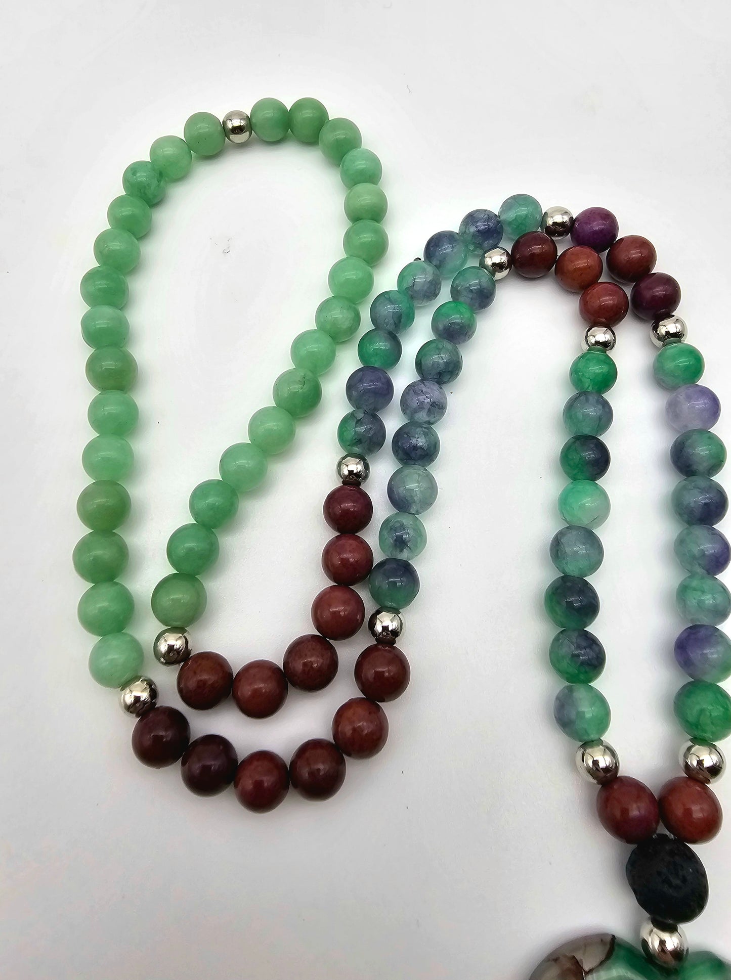 Open Your Heart Mala Necklace and Bracelet Set