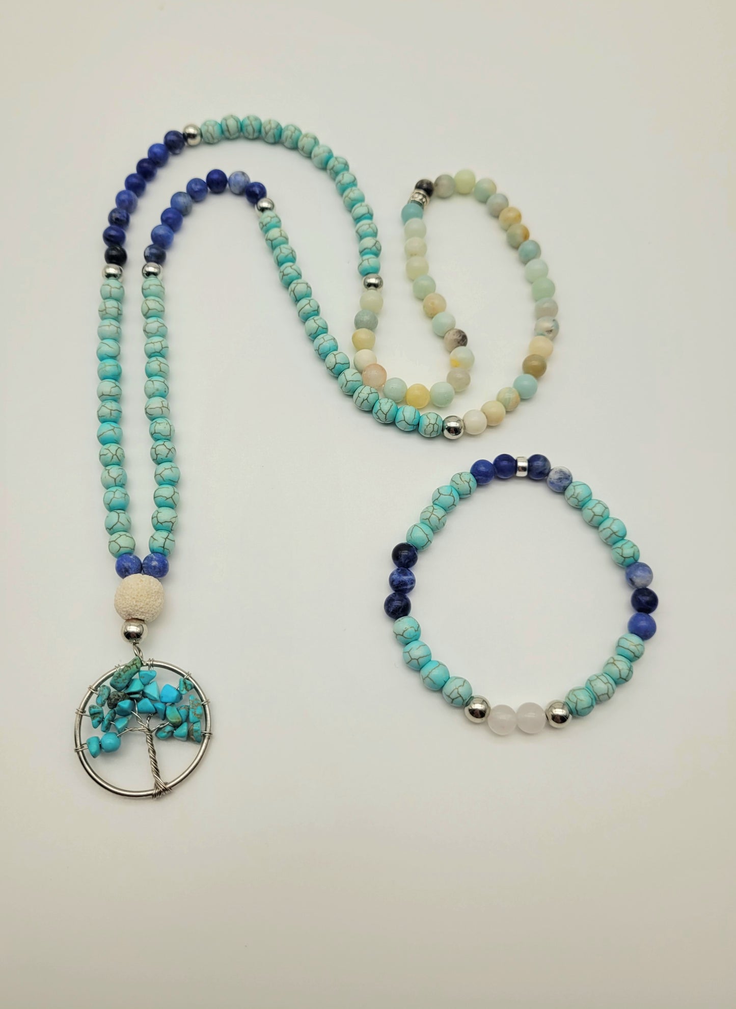 Ocean of Truth Mala and Bracelet Set